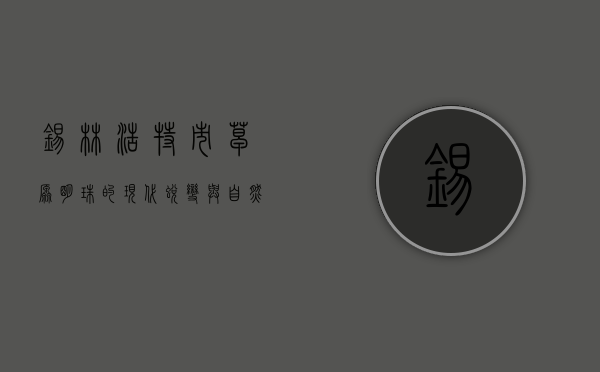 锡林浩特市，草原明珠的现代蜕变与自然之美