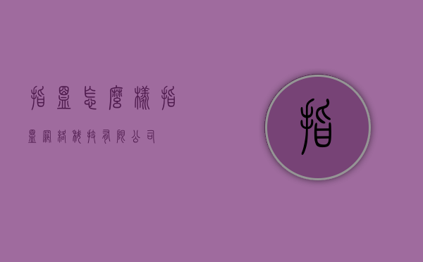 指盟怎么样（指盟网络科技有限公司）