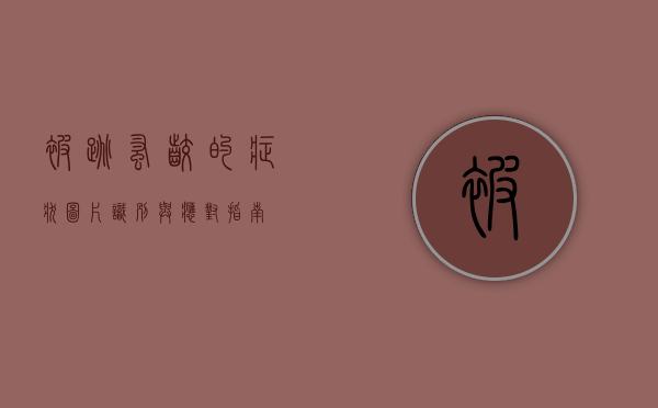 被跳蚤咬的症状图片，识别与应对指南