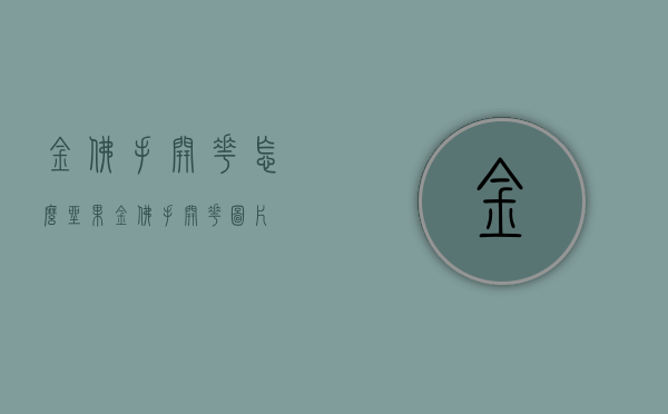 金佛手开花怎么坐果（金佛手开花图片）
