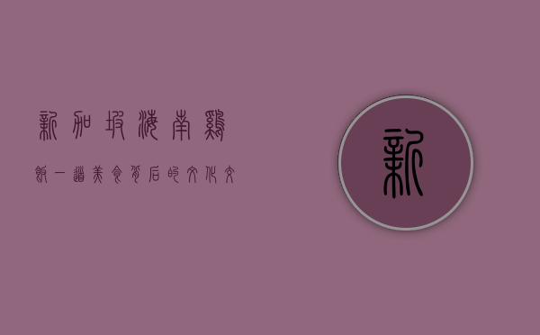 新加坡海南鸡饭，一道美食背后的文化交融与传承