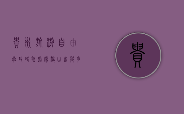 贵州旅游自由行攻略，探索神秘山水与多彩文化