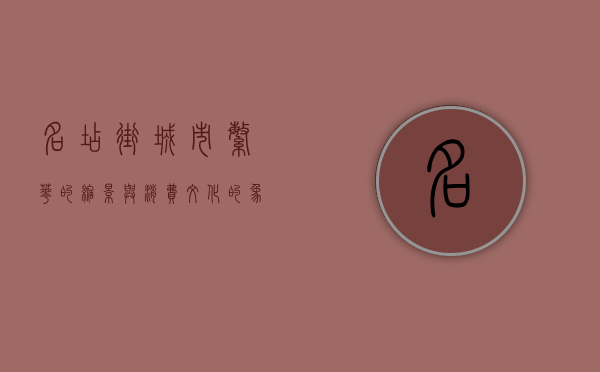名店街，城市繁华的缩影与消费文化的象征