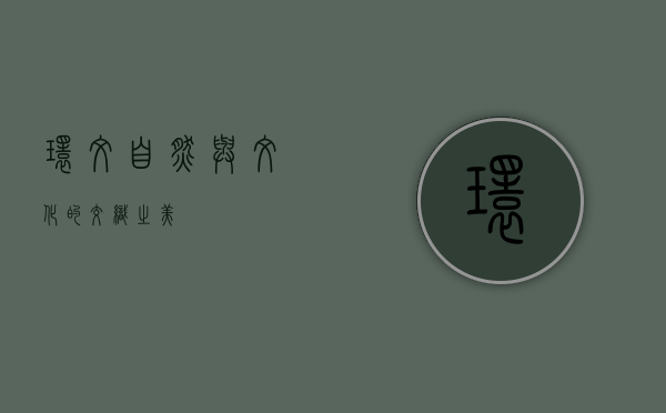 环纹，自然与文化的交织之美