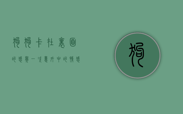 狗狗卡在里面的感觉，一次意外中的情感体验