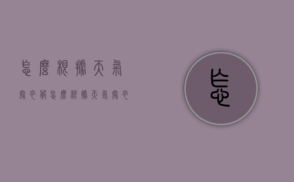 怎么根据天气穿衣服（怎么根据天气穿衣服APP）