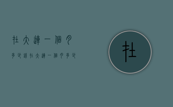 在大连一个月多少钱（在大连一个月多少钱够花）
