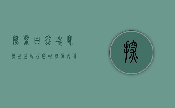 探索自然瑰宝，美国国家公园的魅力与保护