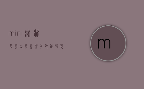 mini无痛人流大概需要多少钱啊的简单介绍