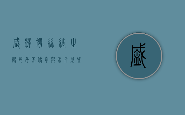 盛泽镇，丝绸之都的千年传奇与未来展望