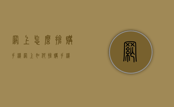 网上怎么抢购手机（网上如何抢购手机）