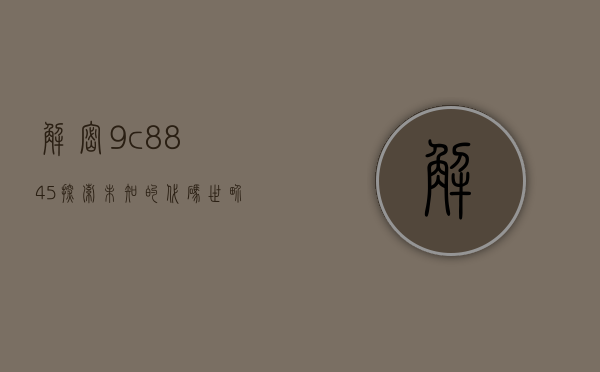 解密9c8845，探索未知的代码世界