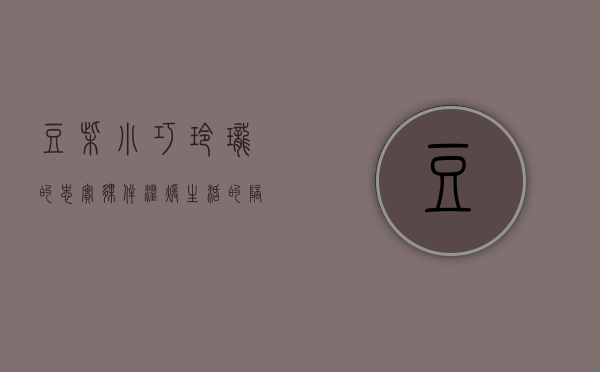 豆柴，小巧玲珑的忠实伙伴，温暖生活的陪伴者