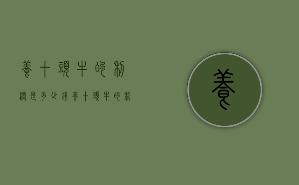 养十头牛的利润是多少钱（养十头牛的利润是多少钱一斤）
