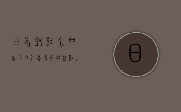 日本锦鲤，水中宝石的千年传承与艺术之美