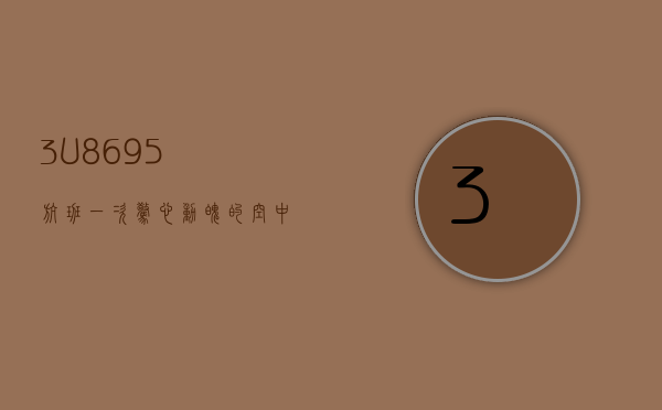 3U8695航班，一次惊心动魄的空中历险