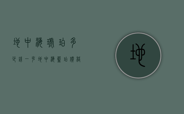 地中海琥珀多少钱一克（地中海蓝珀价格）