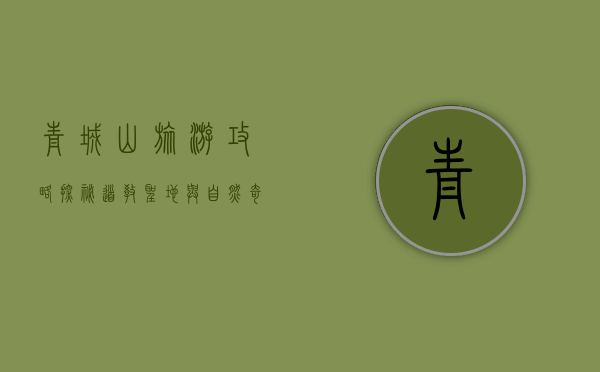 青城山旅游攻略，探秘道教圣地与自然奇观