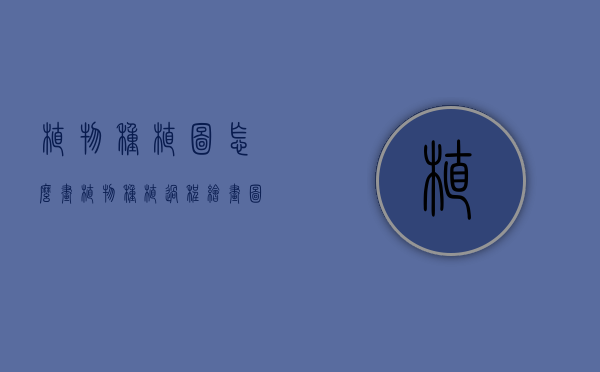 植物种植图怎么画（植物种植过程绘画图片）