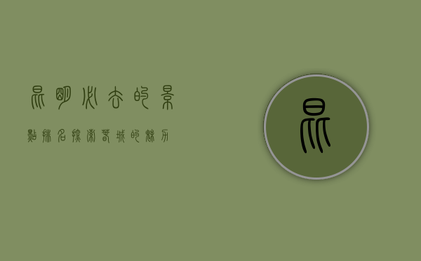 昆明必去的景点排名，探索春城的魅力