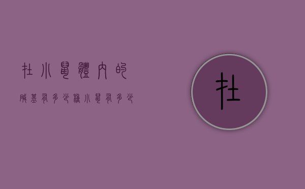 在小鼠体内的碱基有多少种（小鼠有多少个基因）