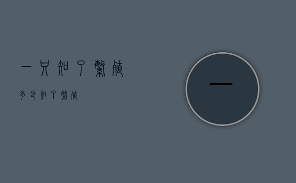 一只知了繁殖多少（知了 繁殖）