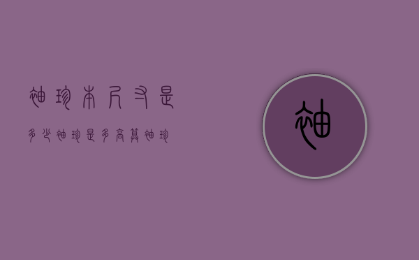 袖珍本尺寸是多少（袖珍是多高算袖珍）