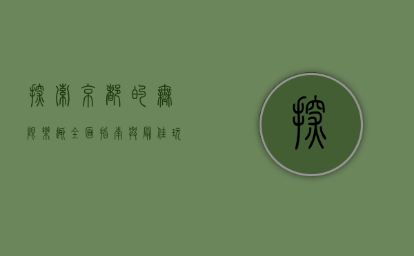 探索京都的无限乐趣，全面指南与最佳玩乐网站推荐
