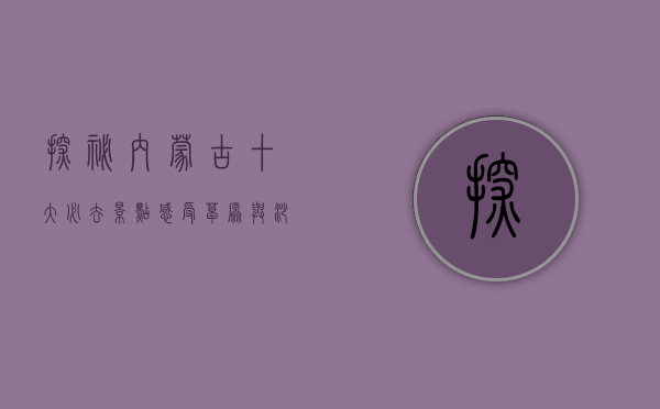 探秘内蒙古，十大必去景点，感受草原与沙漠的壮丽风光