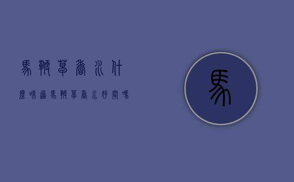 马鞭草香水什么味道（马鞭草香水好闻吗）