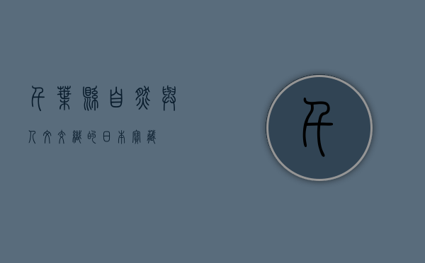 千叶县，自然与人文交织的日本宝藏