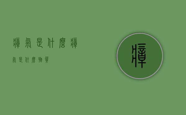 瘴气是什么（瘴气是什么物质）
