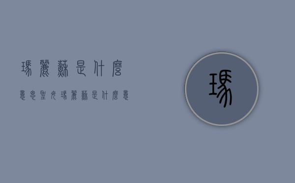 玛丽苏是什么意思（圣母玛丽苏是什么意思）