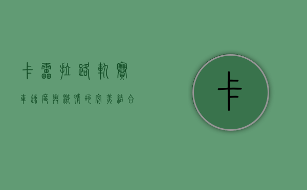 卡雷拉路轨赛车，速度与激情的完美结合