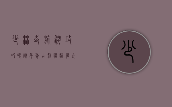 少林寺旅游攻略，探秘千年古刹，体验禅武文化