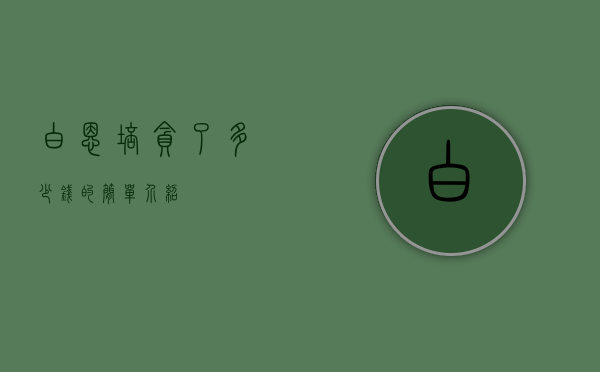 白恩培贪了多少钱的简单介绍