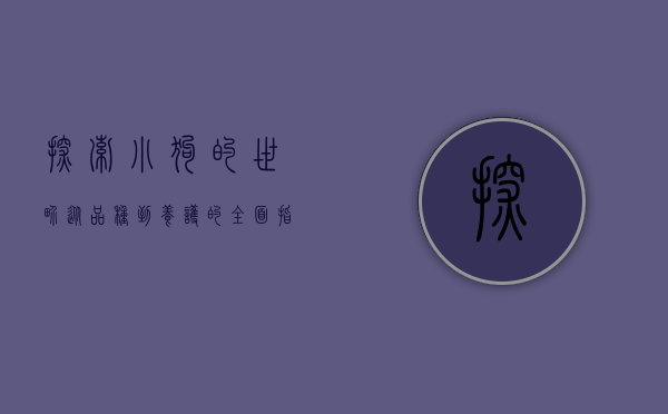 探索小狗的世界，从品种到养护的全面指南