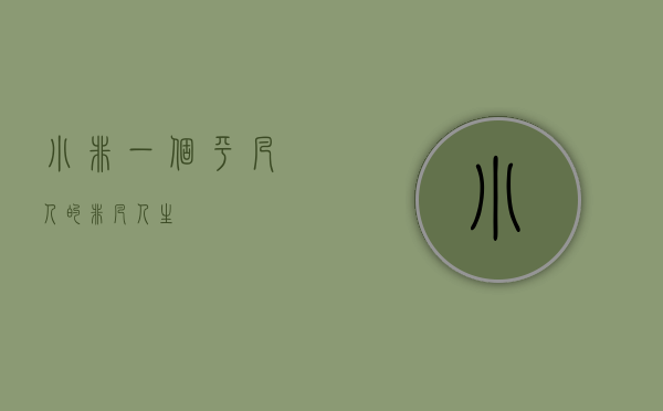小非，一个平凡人的非凡人生