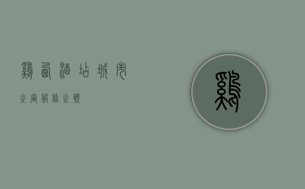鸡西酒店，城市之窗，服务之巅