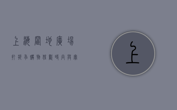 上海置地广场打折季，购物狂欢，时尚与实惠的完美邂逅