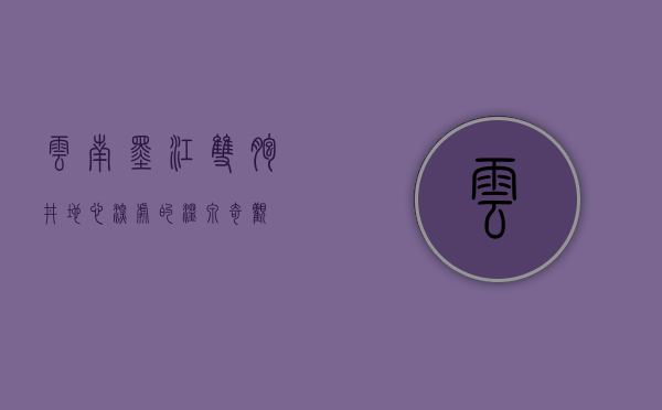 云南墨江双胞井，地心深处的温泉奇观