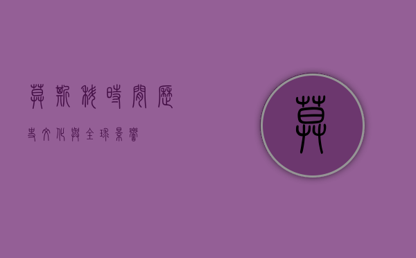 莫斯科时间，历史、文化与全球影响