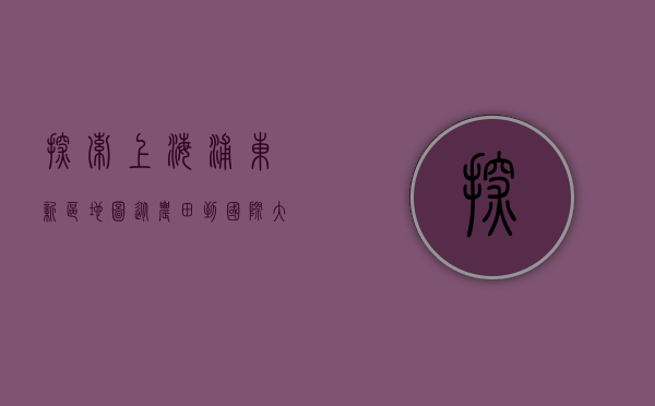 探索上海浦东新区地图，从农田到国际大都市的华丽蜕变