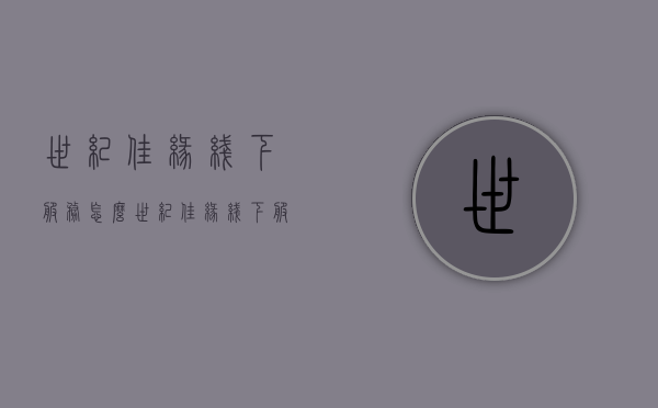 世纪佳缘线下服务怎么（世纪佳缘线下服务中心）
