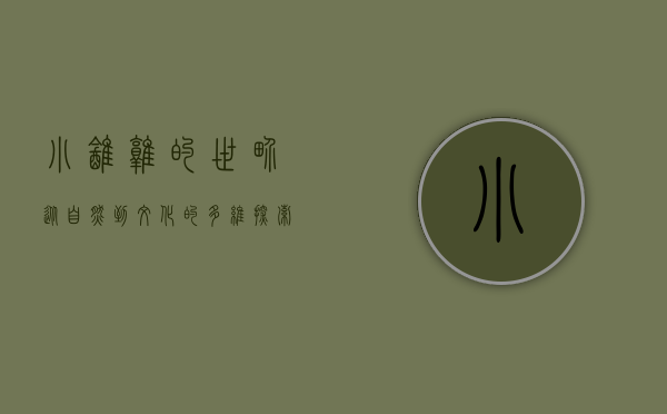小鹌鹑的世界，从自然到文化的多维探索