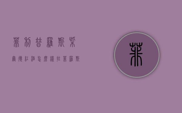 菲利普罗斯柴尔德红酒怎么样（拉菲罗斯柴尔德红酒）