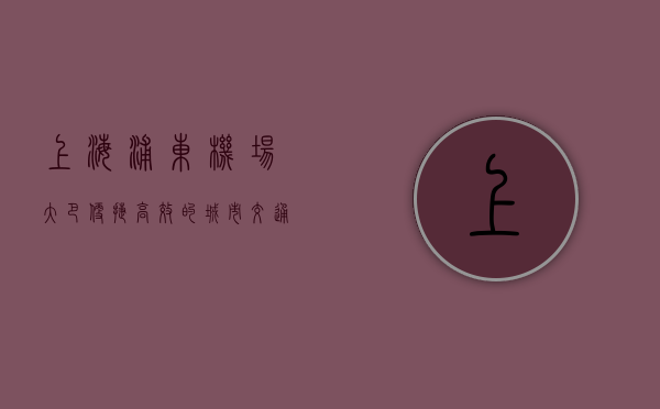 上海浦东机场大巴，便捷、高效的城市交通枢纽