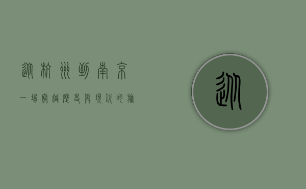 从杭州到南京，一场穿越历史与现代的旅程