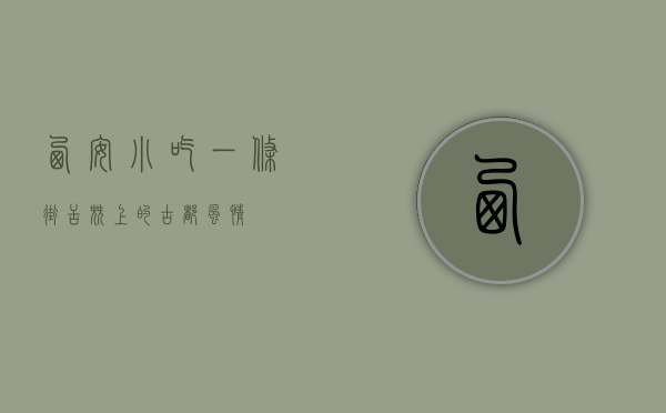 西安小吃一条街，舌尖上的古都风情