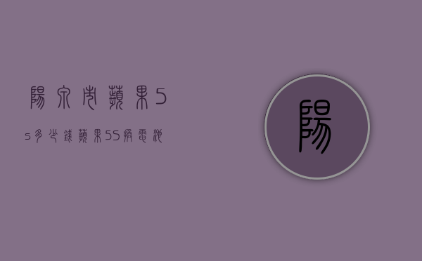 阳泉市苹果5s多少钱（苹果5S换电池多少钱）